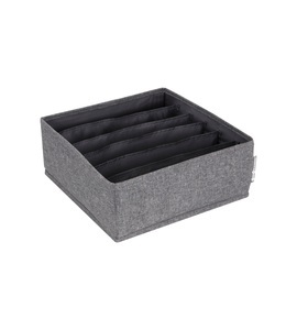 BIGSO, SOFT Organizer Grau 6 Fächer breit SOFT Organizer Grau 6 Fächer breit, Bigso Box of Sweden - SOFT Organizer Grau 6 Fächer breit, One Size,