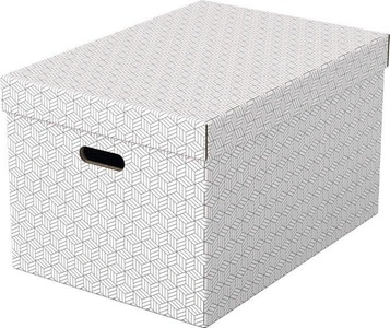 Esselte, ESSELTE Aufbewahrungsboxen Home L 628286 510x355x305mm, weiss 3 Stk, Leitz Aufbewahrungsbox Esselte Home L Gross, 3 Stück, Weiss