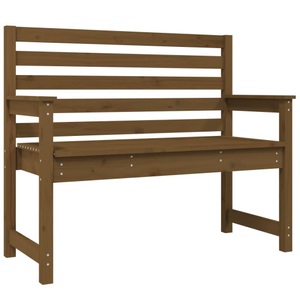 vidaXL, vidaXL Gartenbank Honigbraun 109x48x91,5 cm Massivholz Kiefer, vidaXL Gartenbank Honigbraun 109x48x91,5 cm Massivholz Kiefer