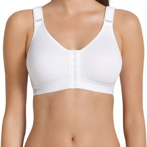 Anita, Frontline Open - Sport Bh Mit Vorderverschluss Damen Weiss D/85, Anita - frontline open Sport BH mit Vorderverschluss, für Damen, Weiss, Größe 85/D