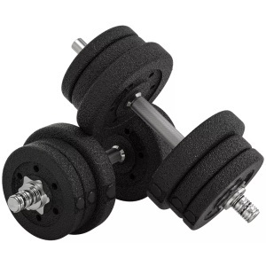 HOMCOM, HOMCOM - Hantelset, One Size, Schwarz, HOMCOM - Hantelset, One Size, Schwarz