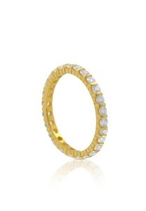 MUAU Schmuck, Mémoire Ring Diamant 1.00ct. Gelbgold 750 Damen Gelbgold 51, MUAU Schmuck - Mémoire Ring Diamant 1.00ct. Gelbgold 750, 51,