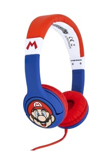 OTL Technologies, OTL TECHNOLOGIES Super Mario Kids - Kopfhörer (On-ear, Rot/Blau), OTL TECHNOLOGIES Super Mario Kids - Kopfhörer (On-ear, Rot/Blau)