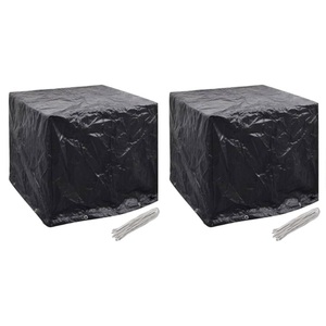 vidaXL, vidaXL Abdeckplanen für Garten-Wassertank 2 Stk. 8 Ösen 116x100x120 cm, vidaXL Wassertank-Abdeckungen 2 Stk. 8 Ösen 116x100x120 cm