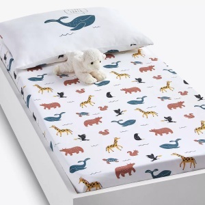 LA REDOUTE INTERIEURS, Fixleintuch aus Bio-Baumwolle Earth, 