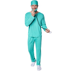 TecTake, Herrenkostüm Op-arzt Herren Blau S, Tectake - Herrenkostüm OP-Arzt, für Herren, Blau, Größe S