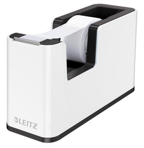 Leitz, LEITZ Klebebandabroller WOW 5364-10-95 weiss/schwarz, Leitz Klebebandabroller, WOW, weiss/schwarz, 5364-10-95