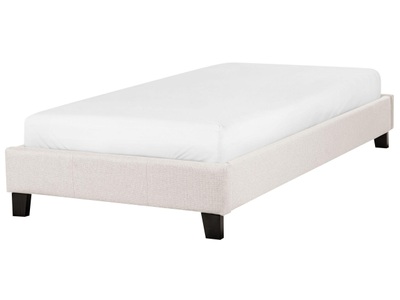 Beliani, Bett mit Lattenrost aus Polyester Modern ROANNE Bett mit Lattenrost aus Polyester Modern ROANNE