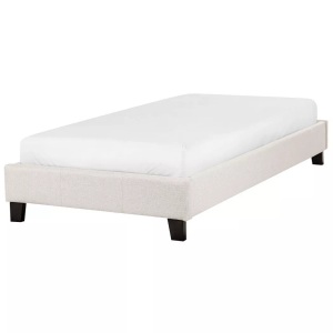 Beliani, Bett mit Lattenrost aus Polyester Modern ROANNE Bett mit Lattenrost aus Polyester Modern ROANNE