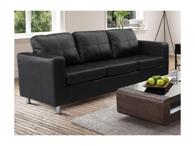 Vente-unique, Sofa 3Sitzer Kunstleder ACKLEY Sofa 3Sitzer Kunstleder ACKLEY, 