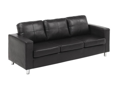 Vente-unique, Sofa 3Sitzer Kunstleder ACKLEY Sofa 3Sitzer Kunstleder ACKLEY, 