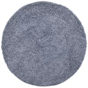 vidaXL, vidaXL Teppich Shaggy Hochflor Modern Blau Ø 240 cm