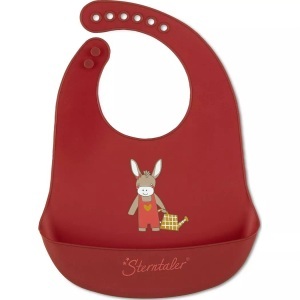 Sterntaler, Sterntaler Silikonlätzchen Emmily dunkelrot, 