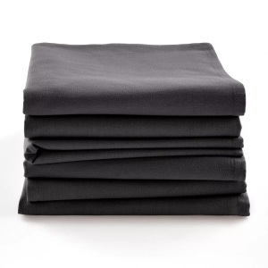 LA REDOUTE INTERIEURS, 6er-Pack unifarbene Servietten SCENARIO, Baumwolle, La Redoute Intérieurs - 6er-Pack Stoffservietten SCENARIO mit Fleckenschutz, 45 x cm, Grau