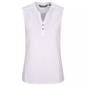 Mountain Warehouse, Petra Hemd Ärmellos Damen Weiss 46, Mountain Warehouse - Petra Hemd Ärmellos, für Damen, Weiss, Größe 46