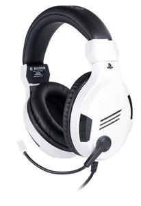 BIG BEN, BIG BEN V3 - Gaming Headset (Weiss), NACON Gaming-Köpfhörer PS4OFHEADSETV3WHITE mit Kabel