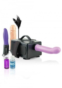Pipedream (all),Pipedream - Fetish Fantasy, Fetish Fantasy Series Internationale Tragbare Sexmaschine Schwarz | Pi, Sexmaschine ?International Portable Sex Machine? mit 2 Dildos plus Vibrator