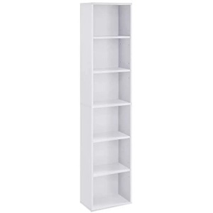 Pricenet - Skandinavisches,es, verstellbares Bücherregal mit 6 Ebenen, 100cm