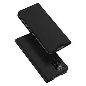 Samsung, Dux Ducis - Samsung Galaxy A42 5G Flip Wallet Cover Leder Tasche - Schwarz, 