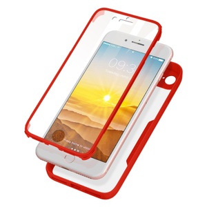 Avizar, Apple iPhone SE 2022 - Polycarbonat Schutzhülle, Avizar - Rundumhülle iPhone 7 / 8 SE 2020 Rot, Rot
