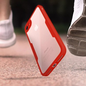 Avizar, Apple iPhone SE 2022 - Polycarbonat Schutzhülle, Avizar - Rundumhülle iPhone 7 / 8 SE 2020 Rot, Rot