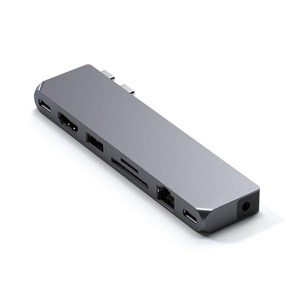 Satechi, Satechi Dual Usb-C Pro Hub Max Adapter, Satechi USB-C® Dockingstation Pro Hub Max
