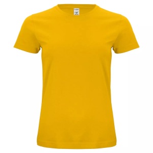 Clique, Tshirt Damen Gelb Bunt M, Clique - TShirt, für Damen, Gelb Bunt, Größe M