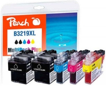 Peach, Peach Spar Pack Plus Tintenpatronen, kompatibel zu Brother LC-3219XL, Peach Tinte Brother LC-3219XL