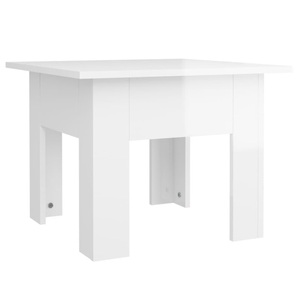 vidaXL, vidaXL Couchtisch Hochglanz-Weiß 55x55x42 cm Holzwerkstoff
