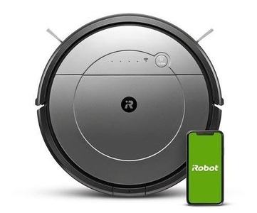 iRobot, IROBOT Roomba Combo r1138 - Wisch- und Saugroboter (Schwarz/Grau), iRobot Roomba Combo R1 Roboterstaubsauger ? Staubsauger Roboter/Saugroboter ? Black
