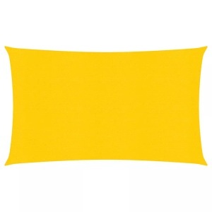 vidaXL, vidaXL Sonnensegel 160 g/m² Gelb 2x5 m HDPE, vidaXL Sonnensegel 160 g/m² Gelb 2x5 m HDPE