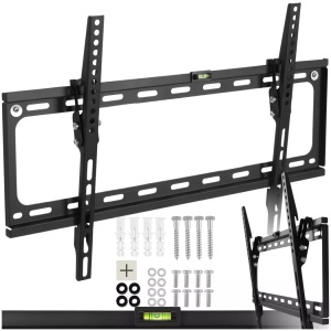 TecTake, TV Wandhalterung neigbar für 32" (81cm) - 65" (165cm), VESA max.: 600x400, bis 70kg