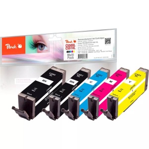 Peach, Peach Patrone Canon MG5450 550/551 MultiPackPlus Retail Comp, Tinte Spar Pack Plus PI100-187