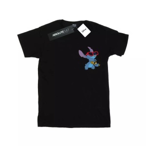 Disney, Lilo And Stitch Guitar Tshirt Unisex Schwarz 5XL