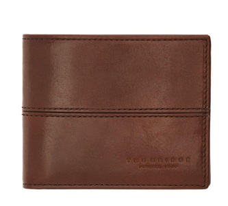 The Bridge, Vespucci - 10.5 cm Herren Geldbörse in Braun/Gold, 