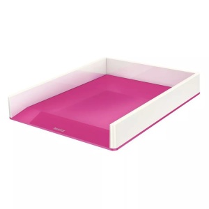 Leitz, Leitz Ablagekorb Wow Duo Color Pink, Leitz Briefkorb WOW, pink metallic, 5361-10-23