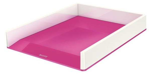Leitz, Leitz Ablagekorb Wow Duo Color Pink, Leitz Briefkorb WOW, pink metallic, 5361-10-23