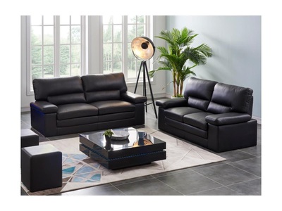 Vente-unique, Couchgarnitur Leder 3+2 MIMAS Büffelleder Couchgarnitur Leder 3+2 MIMAS Büffelleder, 