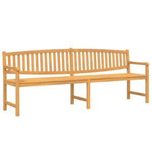 vidaXL, vidaXL Gartenbank 228x59,5x90 cm Massivholz Teak, vidaXL Gartenbank 228x59,5x90 cm Massivholz Teak