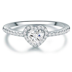 Tresor 1934, Damen Ring Herz Damen Silber 63, Trilani - Ring Herz, 63, Silber