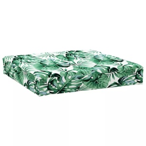 vidaXL, vidaXL Palettenkissen Blattmuster 60x60x10 cm Oxford-Gewebe, vidaXL Palettenkissen Blattmuster 60x60x10 cm Oxford-Gewebe