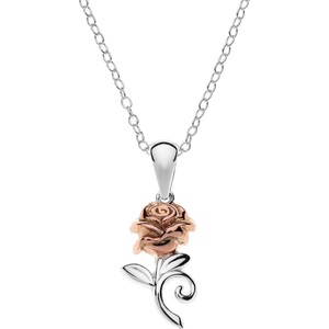 Disney, Halskette Mit Anhänger Damen Zweifarbig 38+2CM, 