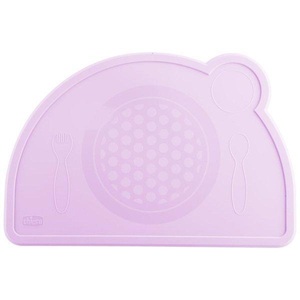 CHICCO, Chicco Girl Easy Tischset in Silikon rosa, 