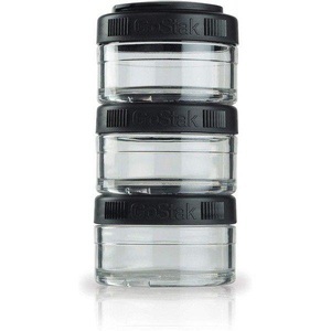 Blender Bottle, BlenderBottle GoStak 60ml 3Pak, Black, 