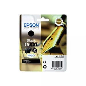 Epson, Epson Tinte T1681, 16XXL Original Schwarz C13T16814012, Epson Tintenpatrone, schwarz, T168140, (1'000 Seiten)