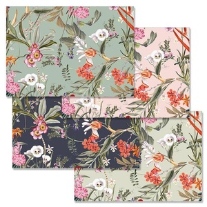 XXXLutz, XXXLutz Tischset , Pp5578F , Multicolor , Papier , 29.7x1 cm , 009137037601, trendform - Papiertischset FLORAL LUXE 4 Sujets à 12 Blatt, One Size, Multicolor
