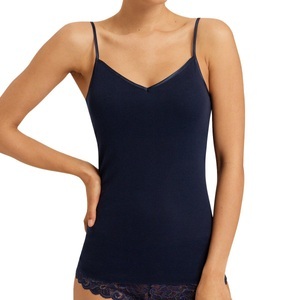 Hanro, Cotton Seamless - Bh-hemd Unisex Dunkelblau XS, 