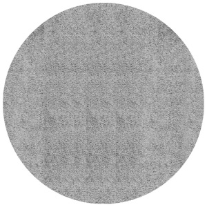vidaXL, vidaXL Shaggy-Teppich PAMPLONA Hochflor Modern Grau Ø 80 cm