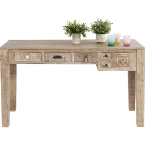 Kare Design, Schreibtisch Puro 135x60cm 6SK, KARE Design - Schreibtisch Puro 135x60cm 6SK, One Size, Braun