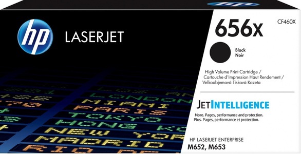 Hp, Original Tonerpatrone schwarz HP No. 656X, CF460X, HP H656X Toner XL schwarz - HP No. 656X, CF460X für z.B. HP Color LaserJet Enterprise M 652 dn, HP Color LaserJet Enterprise M 652 n